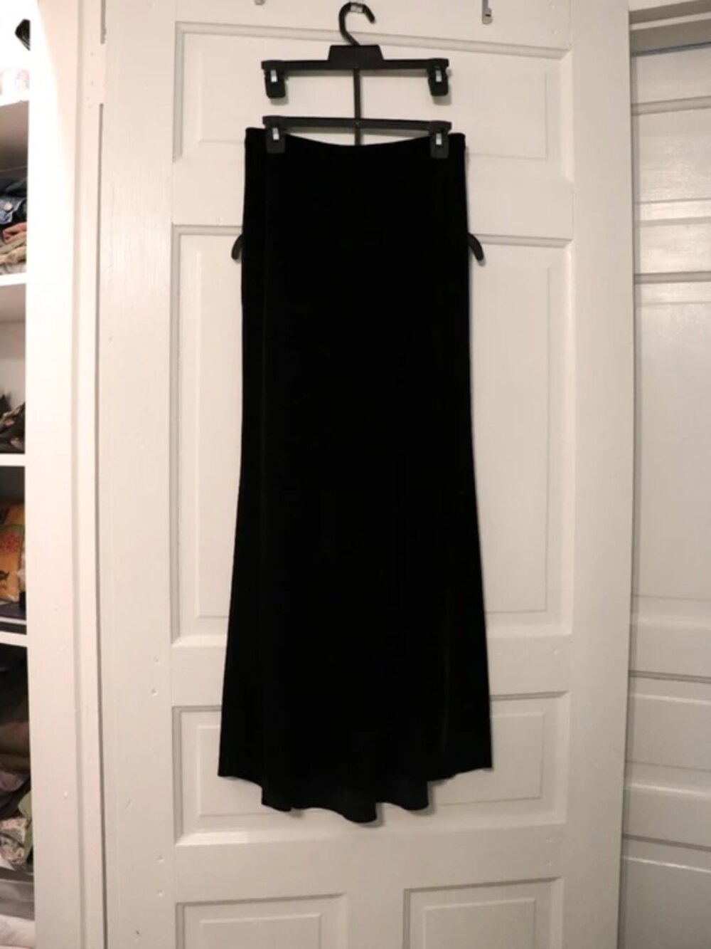 2000s Velvet Stretchy Maxi Skirt